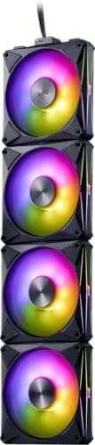 XPG L?fter HURRICANE MAG 120 120mm ARGB PWM Fan 4er Pack BK retail (75261543) Bild 3