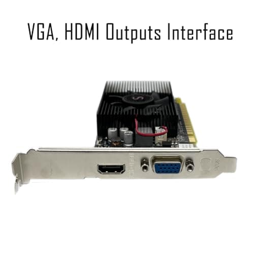 Geforce GT 610 Grafikkarte, 2GB DDR3 64-bit, VGA HDMI, Low Profile grafikkarte, PCI Express x16, DirectX 11 Bild 8