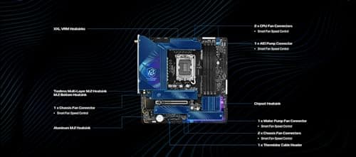 ASRock Z890M Phantom Gaming Piptide WiFi Intel S1851 DDR5 Bild 8