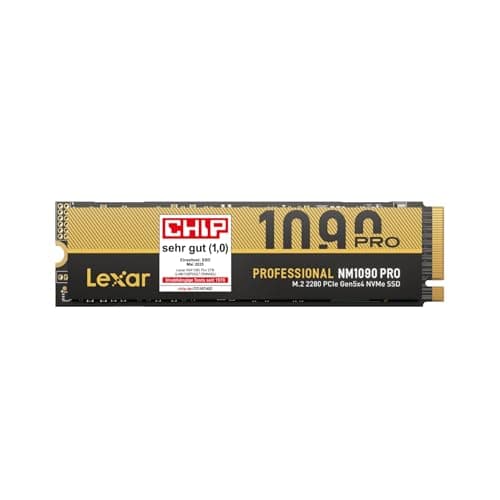 Lexar SSD 2TB PCIe 5.0 Gen5 NVMe SSD - Bis zu 14.000MB/s, Erweiterte Thermokontrolle, DirectStorage-SSD für AI-Lasten, Gaming & Content-Erstellung Laptop/PC