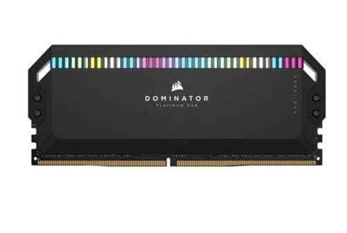 Corsair Dominator Platinum RGB DDR5 RAM 64GB (2x32GB) 5200MHz CL40 Intel XMP iCUE Kompatibel Computer Speicher - Schwarz (CMT64GX5M2B5200C40) Schwarz 64GB (2x32GB) Bild 4