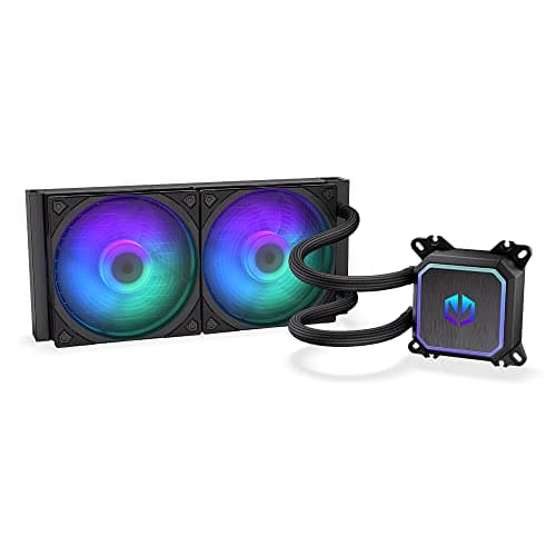 ENDORFY Navis F240 ARGB – AIO CPU-Wasserkühler, 240mm Radiator, PWM-Pumpe, 2x Fluctus 120 PWM ARGB Lüfter, Intel LGA 1700/1200/115x & AMD AM5/AM4
