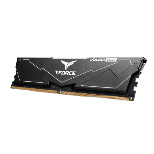 T-FORCE Vulcan DDR5 Desktop-Gaming-Speicher, 32 GB (2 x 16 GB), 6000 MHz, CL30, Intel XMP 3.0 & AMD EXPO zertifiziert, One-Click-Übertaktung, PMIC-Kühlung, On-Die-ECC (schwarz) Bild 8