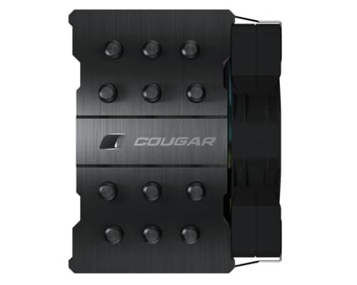 COUGAR Gaming | Luftkühler | Tour Forza 85 RGB – Hochleistungs-Lüfter MHP120 RGB – Design gegen Oxidation des Heatpipes – perfekte Wärmeableitung Bild 4