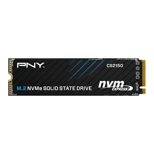 PNY CS2150 4TB Gen5 SSD PCIe NVMe M.2 2280 – Bis zu 9.200 MB/s Lesen – KI-Anwendungsbereit, ideal für Gaming, Foto-/Videobearbeitung, anspruchsvolle Workstations – Internes Solid-State-Laufwerk