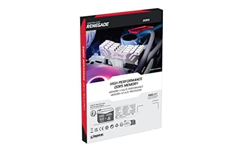 Kingston FURY Renegade DDR5 RGB Silber/Weiß XMP 32GB (2x16GB) 6400MT/s CL32 DIMM Desktop Gaming Speicher Kit mit 2 - KF564C32RWAK2-32 Silber/Weiß 32GB Kit mit 2 6400MT/s Bild 8