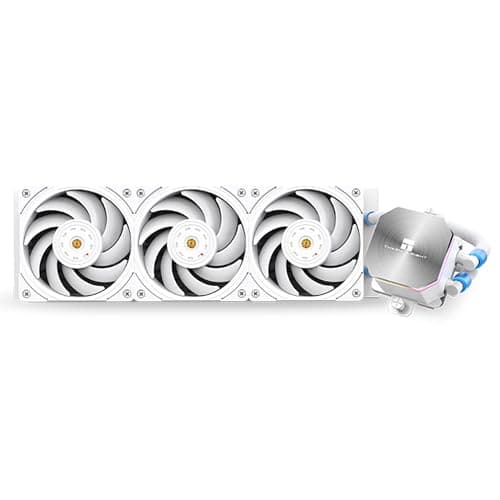 THERMALRIGHT Frozen Edge 360 White Flüssig-CPU-Wasserkühler mit 120mm PWM-Lüfter, 360 weiß Cold Row Spezifikation, integrierter Wasserkühlkörper für AMD/AM4/AM5, Intel LGA1700/1150/1151/1200/1851 360mm White Bild 2