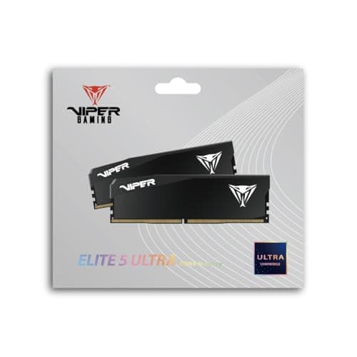 Patriot Viper Elite 5 Ultra Gaming DDR5 RAM 64GB (2X32GB) 6400MT/s CL32 1.4v UDIMM Desktop Gaming Arbeitsspeicher Kit Kompatibel mit Intel XMP AMD EXPO - VEU564G6432K Bild 4