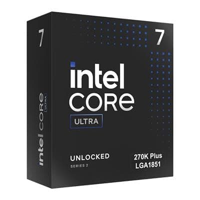 Intel Core Ultra 7 270K Plus processore 36 MB Cache intelligente Scatola (CPU/Core Ultra 7 270K Plus 5.5 GHz Box)