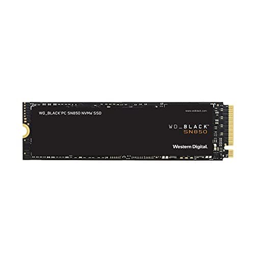 WD_BLACK SN850 NVMe SSD 1 TB interne SSD (Gaming SSD, PCIe Gen4-Technologie, Lesen 7.000 MB/s, Schreiben 5.300 MB/s) Schwarz,Festkörper-Laufwerk Bild 2