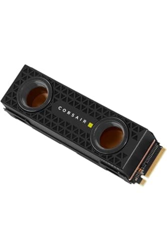 Corsair MP600 PRO Hydro X Series 2TB M.2 NVMe PCIe x4 Gen4 SSD (Lesegeschwindigkeitenvon bis zu 7.000 MB/s sowie sequenziellen Schreibgeschwindigkeiten bis 6.550 MB/s, Kupferkühlstruktur) Schwarz 2TB Hydro X Ausgabe Bild 2