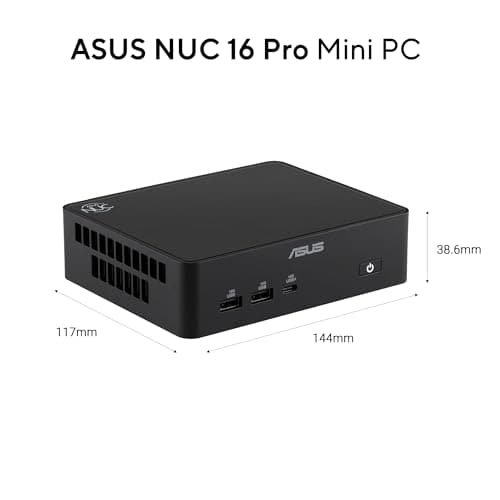ASUS NUC 16 Pro RNUC16GDKX76C002 (Intel Core Ultra X7 358H,Intel Arc B390 Grafik, Intel WiFi 7, Bluetooth 6.0, ohne Betriebssystem, mit EU-Netzkabel, bis 180 TOPS, unterstützt OpenClaw & Hermes Agent) Bild 4