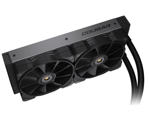 Cougar Poseidon GT 240 Hochleistungs-AIO All-in-One-CPU-Wasserkühlung, ARGB, Schwarz Bild 6