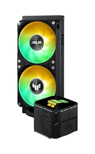 ASUS TUF Gaming LC III 240 ARGB All-in-One-Flüssig-CPU Wasserkühlung (zwei vorinstallierte Lüfter, Aura ARGB, 400-mm Schläuche, Unterstützung für Intel LGA 1851, 1700, 1200 und AMD AM5 und AM4 Sockel) Bild 8