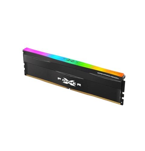 Silicon Power DDR5 16GB Zenith RGB 6000MT/s (PC5-48000) 288-pin CL36 1.35V UDIMM Desktop Memory Module RAM SP016GXLWU60FFSF Schwarz Bild 6
