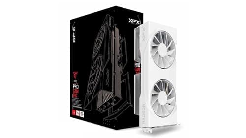 XFX Swift AMD Radeon RX 9060 XT OC White Gaming Edition mit 16GB GDDR6 HDMI 2xDP, AMD RDNA™ 4 (RX-96TSW16WQ)