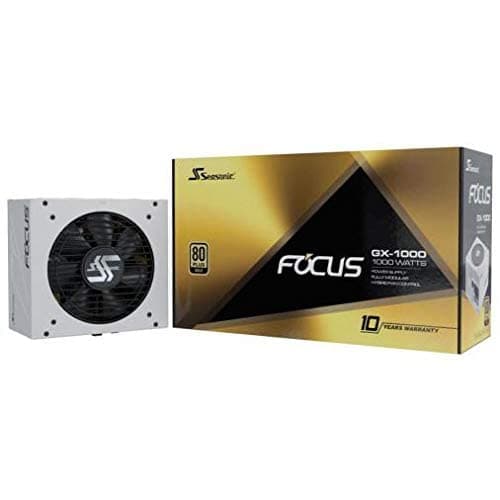 Seasonic Focus Series Full Modular 80 Plus Gold White PSU, 1000W Bild 3