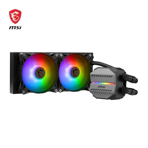 MSI MAG CORELIQUID M240 AIO CPU 12-Wege Split-Flow-Wasserkühlung, verdampfungssichere Schläuche, unterstützt aktuelle Sockel wie AM5 und 1700 Bild 4