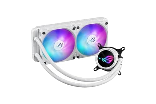 ASUS ROG STRIX LC III 240 ARGB White Edition All-in-One Flüssig-CPU-Wasserkühlung weiß (2x adressierbare ROG ARGB-Lüfter, Asetek-Pumpe 7. Generation V2, Intel LGA 1700, 1200, 115X, AMD AM5, AM4)