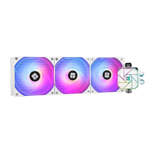 Thermalright AQUA ELITE 360 Weiß V3 Flüssig-CPU-Kühler, 360 Kühlreihen, 3 x 120mm PWM-Lüfter, 360mm Aio für AMD/AM4/AM5, IntelLGA1150/1151/1200/1700/1851, Desktop CPU-Kühler AIO 360mm White Bild 2