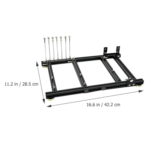 KICHOUSE Offenes ATX Computergehäuse Selbstgemacht Design aus Aluminium mit 7 Pci Steckplätzen und Kühlung im Open Air Stil für Mainboards und Gaming Pcs Bild 4