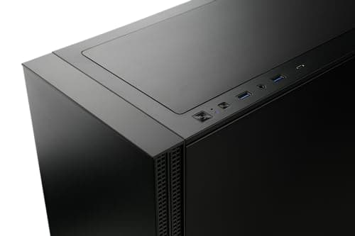 Gaming PC-Gehäuse Cronos II Silent - Midi-Tower, schallgedämmt, Low-Noise, vormontierte Lüfter, E-ATX, ATX, Micro-ATX, Mini-ITX, schwarz Bild 8
