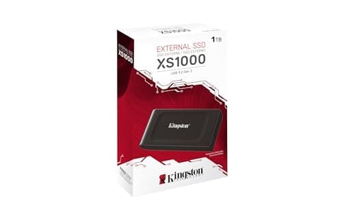 Kingston XS1000 1TB External SSD USB 3.2 Gen 2 Portables Laufwerk Schwarz-SXS1000/1000G XS1000 - Schwarz 1TB Bild 6
