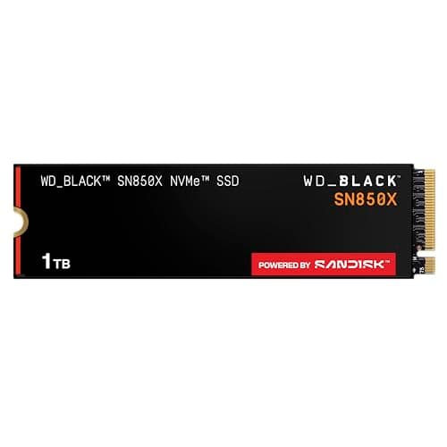 WD_BLACK SN850X NVMe SSD 1 TB interne SSD (Gaming Speicher, PCIe Gen4-Technologie, Lesen 7.300 MB/s, Schreiben 6.300 MB/s) Schwarz 1 TB Standard SN850X Bild 2