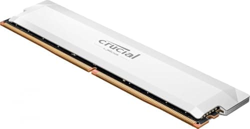 Memoria Per Giochi - Crucial Pro Oc - Cp16g64c32u5w - 16 Gb Ddr5-6400 Udimm - Cl32 Con Dissipatore Di Calore - Bianco Bild 2