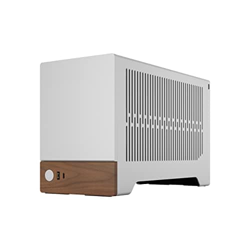 Fractal Design Terra Silver - Wood Walnut Front Panel - Small Form Factor - mITX Gaming case – PCIe 4.0 Riser Cable – USB Type-C - Anodized Aluminum Panels Bild 4