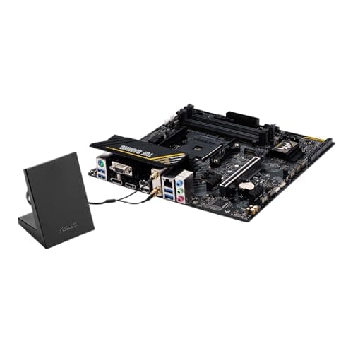 ASUS TUF Gaming A520M-PLUS WiFi Mainboard Sockel AMD A520 (Ryzen AM4, Micro ATX mit M.2-Unterstützung, 802.11ac Wi-Fi, DisplayPort, HDMI, D-Sub, USB-3.2-Gen-1-Schnittstellen, SATA 6Gbit/s) Bild 4