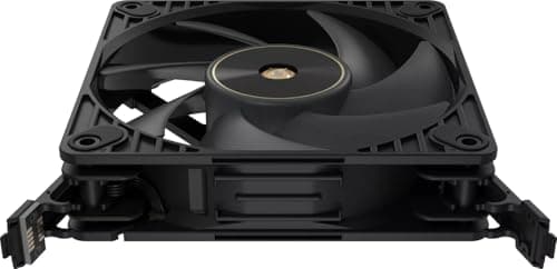 ASUS ProArt PF120 Single Pack PMW-Lüfter, 120 mm, hohe Leistung, 28 mm Rahmen, LCP-Flügel, leiser Betrieb, Präzisionstechnik, Kettenverbinder, Schwarz Bild 6