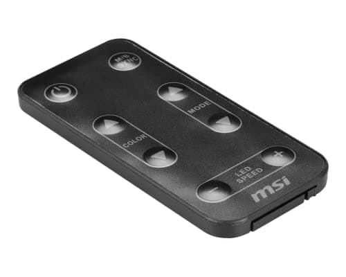 MSI MAX F12A-3H 120 mm Gehäuse Lüfter (3 x 120 mm Lüfter, LED-Steuerung, Fernbedienung, 3er Pack, schwarz, ARGB) A-RGB Bild 8