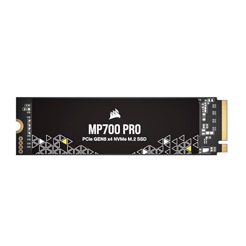 Corsair MP700 PRO 4TB M.2 PCIe Gen5 x4 NVMe 2.0 SSD - M.2 2280 - Bis zu 12.400MB/sec Sequentielles Lesen - High-Density TLC NAND - Schwarz SSD 4TB Bild 2