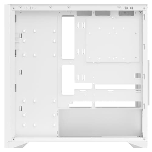 Itek Gehäuse Woody – Gaming Tower – ATX – 3x14cm weiße Lüfter – 2X USB 3.0 – Type-C – Front aus Holz – Seitenteil aus gehärtetem Glas – Weiße Edition Bild 8