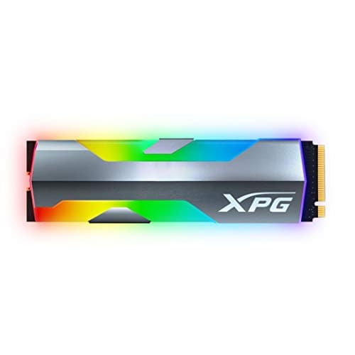 XPG ADATA SPECTRIX S20G 1TB PCIe Gen3x4 M.2 2280 Solid State Drive- RGB Design with 2500/1800 R/W speeds to Level up Your Gaming Performance, ASPECTRIXS20G-1T-C