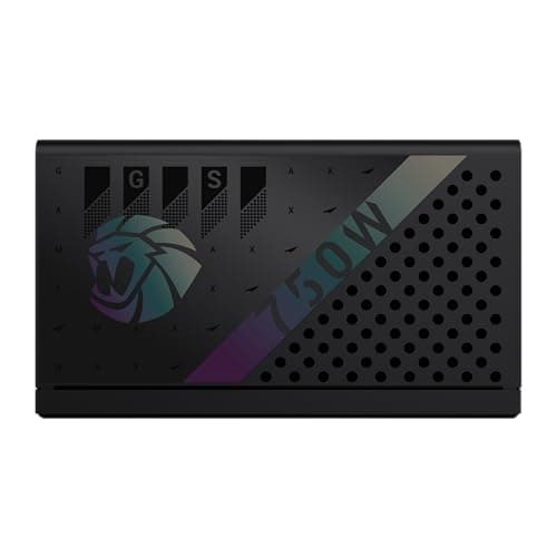 GAMEMAX GS 750G SFX Netzteil PC 750W, Vollmodular, 80 Plus Gold, Hochwertige Japanische Kondensatoren, FDB Lüfter, APFC+LLC+DC-DC, 9 Schutzfunktionen, 5 Jahre Garantie, Schwarz Bild 4