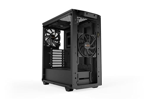 be quiet! Pure Base 500DX Black PC-Gehäuse, 3X Pure Wings 2 Lüfter, ARGB LEDs, Radiatoren bis 360mm, Seitenfenster aus Temperglas Bild 6