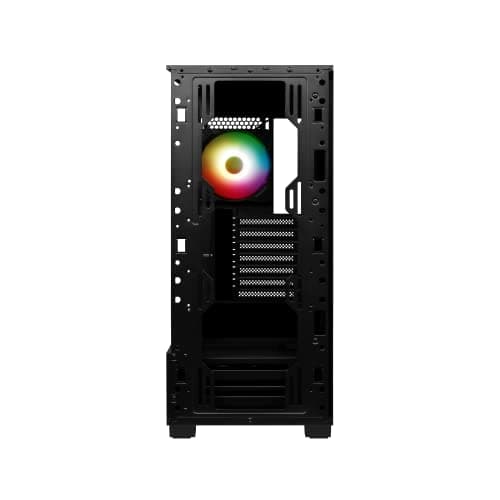MSI MAG Forge 111R Mid-Tower ATX Gehäuse (2X USB 3.0 Anschluss, 1x 120mm A-RGB Fan mit Controller im Lieferumfang, schwarz, RGB) MAGFORGE111R Bild 6