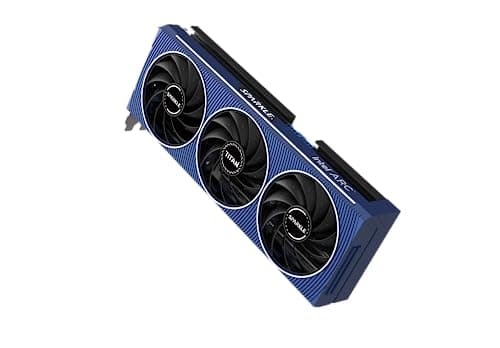 Sparkle Intel Arc A750 Titan OC Edition DDR6 HDMI 2200MHz 8GB Triple Fan Grafikkarte - Blau Bild 4