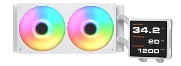 CPU Wasserkühlung Poseidon Vistek Pro 240,ARGB,Weiß