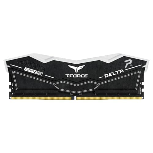 TEAM GROUP T-Force DELTA RGB DDR5 RAM, 6000MHz, 32GB (2x16GB), CL30, Desktop-Speicher mit RGB-Beleuchtung, PMIC-Kühlung, One-Click Overclocking (Weiß) Bild 4
