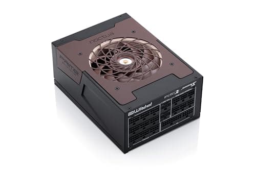 Seasonic Prime TX-1600 Noctua Edition, Ultra-Leises, Vollmodulares 1600W ATX 3.1 PC-Netzteil mit 80 Plus Titanium Effizienz (Schwarz/Braun) mit DE/EU Kaltgerätekabel Bild 2