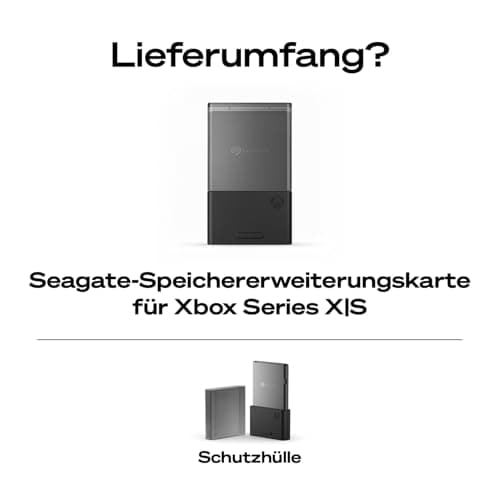 Seagate Storage Expansion Card for Xbox Series X|S, 1TB, SSD, NVMe Expansion SSD for Xbox Series X|S (STJR1000400) 1TB Xbox X/S Bild 4