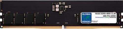 16 GB DDR5 4800 MHz PC5-38400 288-PIN DIMM RAM, kompatibel mit PC-Desktops/Motherboards