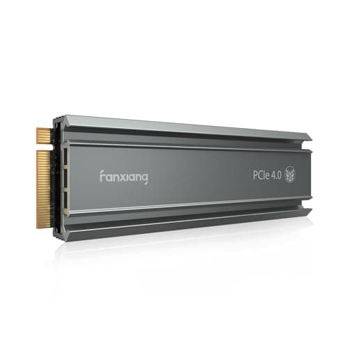 fanxiang Nvme SSD M.2 2280 4TB Interne Festplatte mit Kühlkörper PCIe 4.0, 5000MB/s Lesen, 4500MB/s Schreiben, für Gaming, Videoschnitt, Kompatibel mit Desktop, Spielekonsole (S660) Bild 2