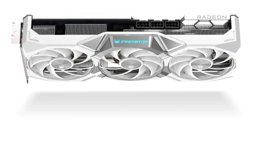 Acer Predator BiFrost Radeon RX 9070 OC - AMD Grafikkarte (16 GDDR6, 256 Bit, PCIe 5.0 x16, 1x HDMI 2.1a 3X DP 2.1) 3X FrostBlade 4.0, 2x8 pin, Slot Space: 2.6 Bild 6