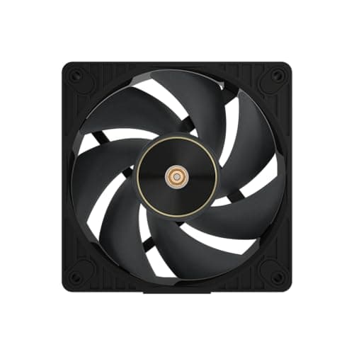 ASUS ProArt PF120 Triple Pack 120 mm PMW-Ventilatoren, hohe Leistung, 28-mm-Rahmen, LCP-Lüfter, leiser Betrieb, Präzisionstechnik, Kettenverbinder, Schwarz