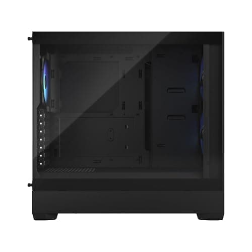 Fractal Design Pop Air RGB Black – ATX-Mid-Tower-PC-Gehäuse, Frontblende aus Waben-Mesh, gehärtetes Glas, 3 × 120-mm-RGB-Lüfter, hoher Luftdurchsatz, mATX/Mini-ITX Bild 6