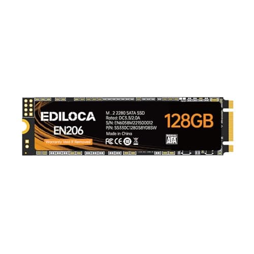 Ediloca 1TB M.2 SSD SATA III 6Gb/s, 3D NAND, Lesen bis zu 550MB/s, Schreiben bis zu 480MB/s, M.2 SATA SSD Kompatibel mit Ultrabooks, Tablets und Mini-PCs(EN206) Bild 4